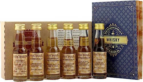 Vita Dulcis Whisky Alt & Selten No. 2 Tasting Probierset | 6x0,02l mit Verkostungsbooklet | Probier Set | Whisky Set von Vita Dulcis