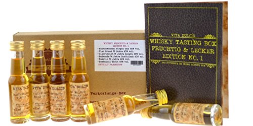 Vita Dulcis Whisky Fruchtig & Lecker Tasting Probierset | 6x0,02l mit Verkostungsbooklet | Probier Set | Whisky Set von Vita Dulcis