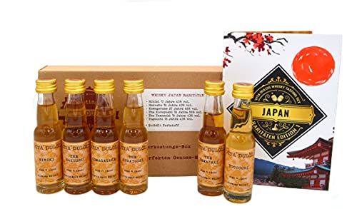 Vita Dulcis Whisky Japan Raritäten Tasting Probierset | 6x0,02l mit Verkostungsbooklet | Probier Set | Whisky Set von Vita Dulcis