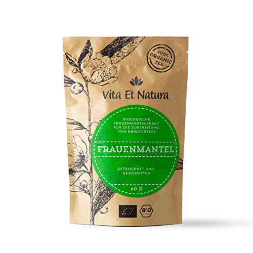 Vita Et Natura® BIO Frauenmantel für Frauenmanteltee - 100% biologisch & naturbelassen - 60g lose Frauenmantelkraut - Alchemilla Vulgaris von Vita Et Natura