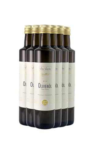 1500 ml Vita Verde Bio Olivenöl nativ extra, 6er Pack (6 x 250 ml) von Vita Verde