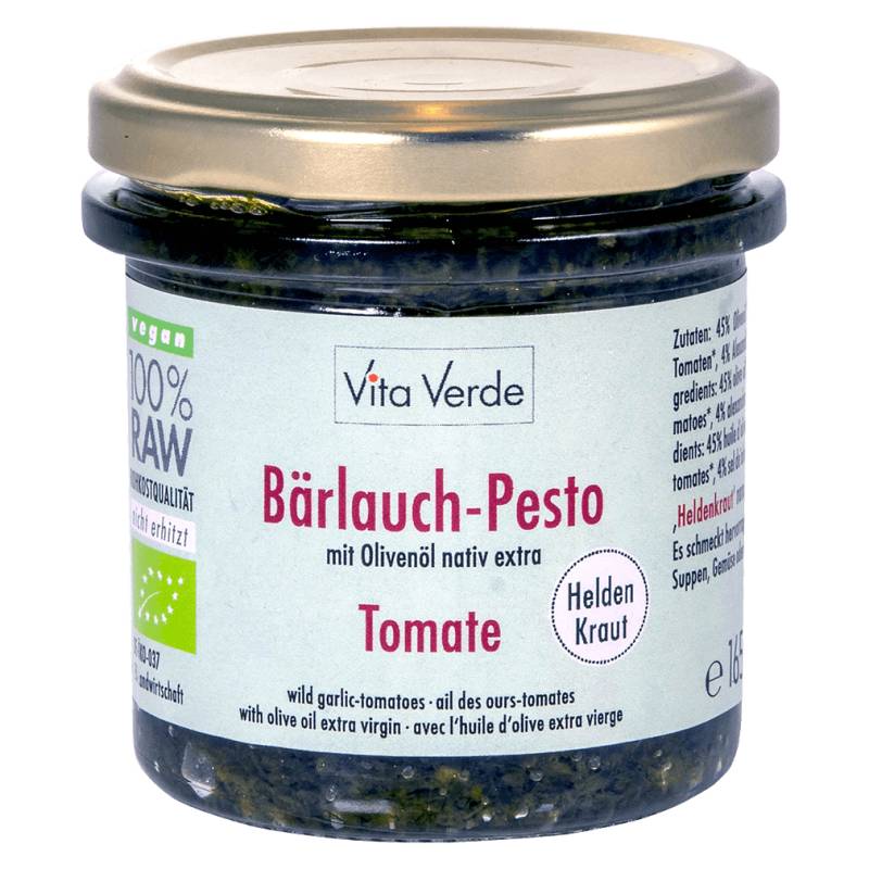 Bio Bärlauch-Pesto Tomate von Vita Verde