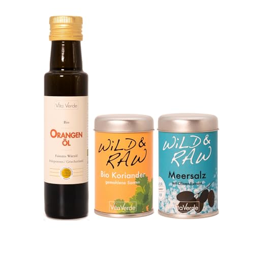 Vita Verde Bio 3er Set Orangennöl, Koriander, Meesalz von Vita Verde
