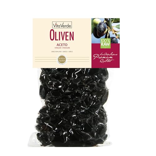 Vita Verde griechische Bio Oliven Aceto, 200 g von Vita Verde