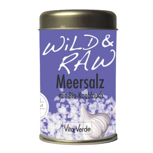 Vita Verde Wild & Raw Knoblauchsalz mit Bio-Knoblauch, 200 g von Vita Verde