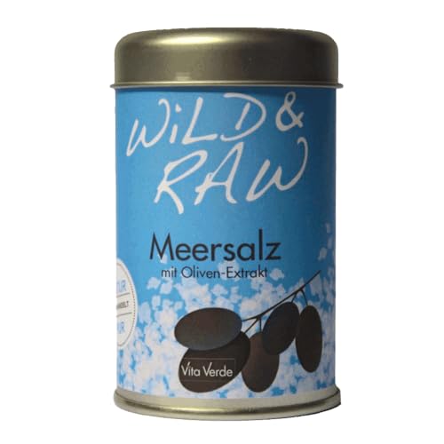 Vita Verde Wild & Raw Meersalz mit Olivenextrakten, 200 g von Vita Verde