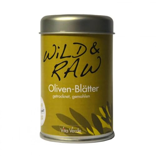 Vita Verde Wild & Raw Oliven Blätter, 40 g gemahlen von Vita Verde