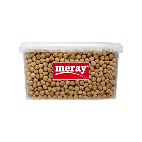 Meray® 2,5kg Haselnusskerne blanchiert geröstet ungesalzen, Großpackung – Natürlicher Snack ohne Zusätze mit nussigem, knackigem Geschmack von VitaNuts