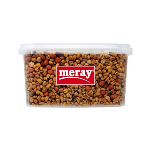 Meray® 2,5kg Nuss Mix geröstet & gesalzen, Großpackung - 5 Sorten Nussmischung aus Pistazien, Cashew, Mandeln, Haselnüssen, Mais und Kichererbsen von VitaNuts