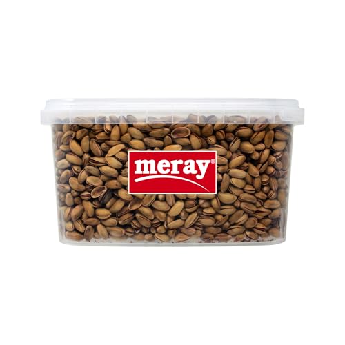 Meray® 2,5kg türkische Pistazien geröstet & gesalzen, Großpackung - Intensives Aroma & Geschmack, In eigener Produktion veredelt und verpackt von VitaNuts