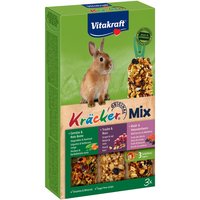 Vitakraft Zwergkaninchen-Kräcker Trio-Mix - 3 x 3 Stück (Gemüse, Traube, Waldbeere) von Vitakraft