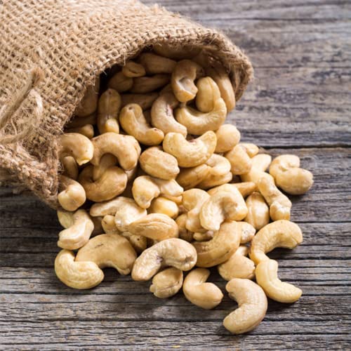 Cashewkerne ungeröstet ungesalzen naturbelassen roh ganze Kerne Rohkostqualität ohne Salz natur nicht gewürzt wiederverschließbare Verpackung 250g - 5kg (1kg) von Vitalesia