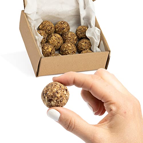 Vitalityballs - 12x Natürliche Energyballs "Salty Peanut" ohne zusätzlichem Zucker - Protein Eiweiß Energie Kugeln Power Snacks - Energie Bällchen mit Datteln von Vitalityballs