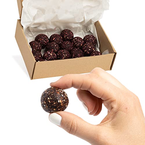 Vitalityballs - 18x Natürliche Energy Balls "Mint Choc Protein" ohne zusätzlichem Zucker - Eiweiß Energiekugel Power Snacks - Energiebällchen mit Datteln von Vitalityballs