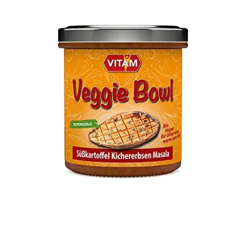 Veggie Bowl Süßkartoffel Kichererbsen Masala von Vitam