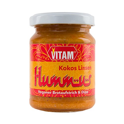 Vitam Hummus Kokos Linsen Aufstrich, BIO 125 g von Vitam