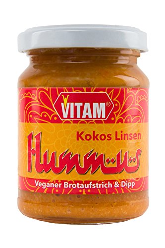 Vitam Hummus Kokos Linsen Aufstrich, BIO 125 g von VITAM