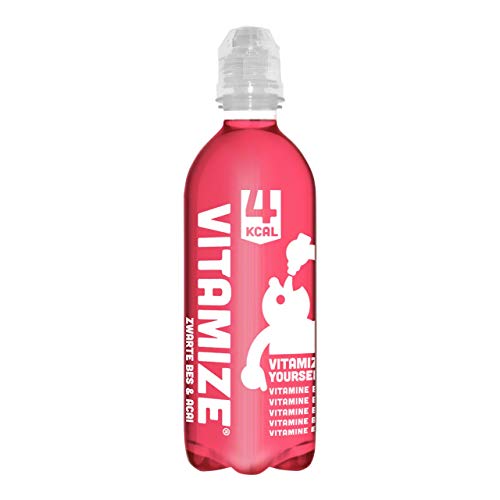 Vitamize Erfrischungsgetränk Schwarzbeer-Açaí12 Verschlussflaschen x 50 cl von Vitamize