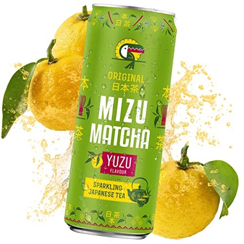 Mizu Mate Matcha Yuzu - Natural Energy Drink | Kann 330ml | Mate Tee und Matcha | Brasilian karbonisiertes Getränk mit Mate-Tee | super fruchtig Mizu Mate Matcha Yuzu - Natural Energy Drink | Kann 330ml | Mate Tee und Matcha | Brasilian karbonisiertes Getränk mit Mate-Tee | super fruchtig von Vitamizu