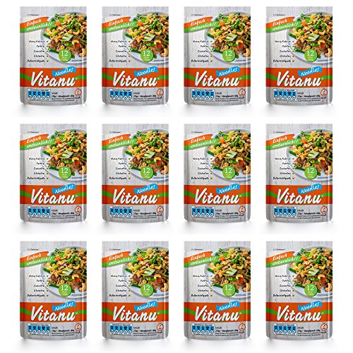 NEU Organic Vitanu - Shirataki Nudeln Noodles - 12 x 200g von Vitanu
