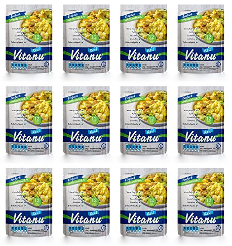 NEU Organic Vitanu - Shirataki Nudeln Reisersatz - 12 x 200g von Vitanu