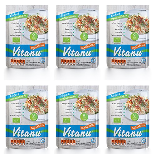 NEU Organic Vitanu - Shirataki Nudeln Tagliatelle - 6 x 200g von The Great Canadian Tea