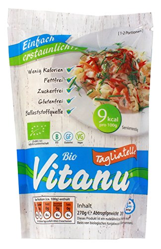 Vitanu - Organic Shirataki Nudeln Tagliatelle (1 x 200g) von Vitanu