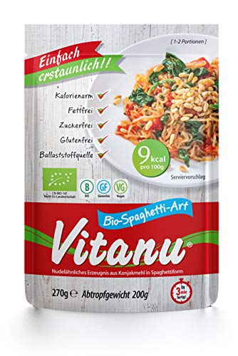 NEU Organic Vitanu - Shirataki Nudeln Spaghetti - 1 x 200g von Vitanu