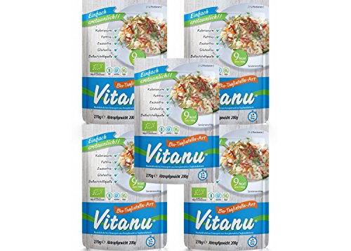 Vitanu Organic- Shirataki Nudeln Tagliatelle - 5 x 200g von Vitanu