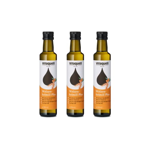 3xWeizenkeim-Öl mit Sanddorn 250 ml 3xWeizenkeim-Öl mit Sanddorn 250 ml von Vitaquell