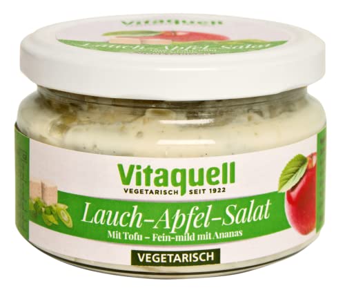 Lauch-Apfel-Salat - vegetarisch, fein mild, 200g von Vitaquell