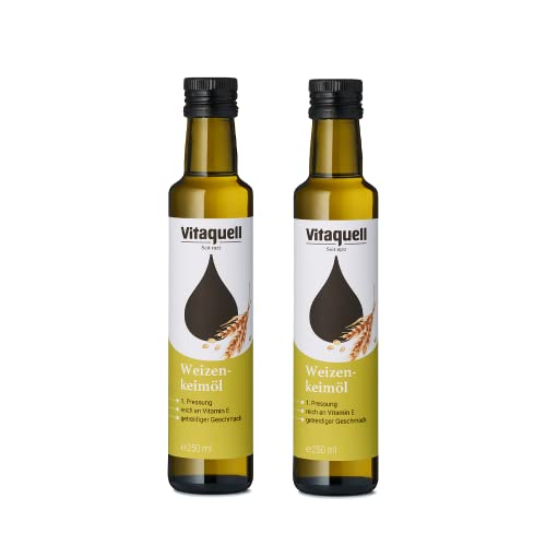 Vitaquell 2 x Weizenkeim-Öl, kaltgepresst 250 ml Vitaquell 2 x Weizenkeim-Öl, kaltgepresst 250 ml von Vitaquell