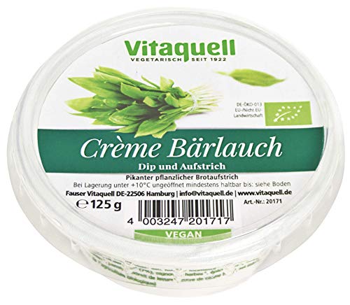 Vitaquell Bio Crème Bärlauch - veganer Frischkäse 125 g Vitaquell Bio Crème Bärlauch - veganer Frischkäse 125 g von Vitaquell