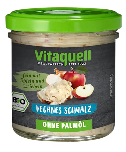 Vitaquell Bio Veganes Schmalz Palmölfrei, 120 g Bio Brotaufstrich, Palmölfreies Schmalz Vitaquell Bio Veganes Schmalz Palmölfrei, 120 g Bio Brotaufstrich, Palmölfreies Schmalz von Vitaquell