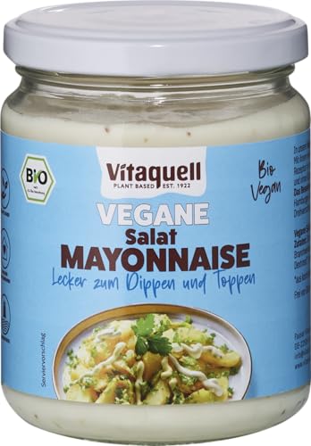 Vitaquell Bionaise Vegane Salatmayonnaise Bio, 250 ml Ohne tierische Bestandteile: Die Mayo ist zu 100 % vegan und frei von Palmöl von Vitaquell