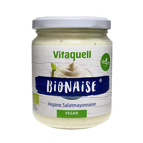 Vitaquell Bionaise Vegane Salatmayonnaise Bio, 250 ml Ohne tierische Bestandteile: Die Mayo ist zu 100 % vegan und frei von Palmöl von Vitaquell