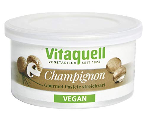 Vitaquell Champignon Gourmet, 125 g Bio Pastete / Aufstrich Vitaquell Champignon Gourmet, 125 g Bio Pastete / Aufstrich von Vitaquell