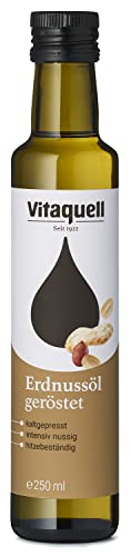 Vitaquell Erdnuss-Öl geröstet, kaltgepresst 250 ml Vitaquell Erdnuss-Öl geröstet, kaltgepresst 250 ml von Vitaquell