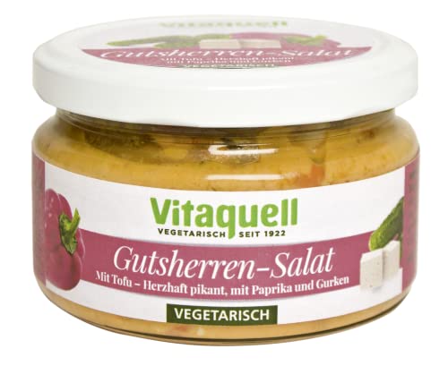 Vitaquell Gutsherren - Salat - vegetarisch, herzhaft pikant, 200g To Go Vitaquell Gutsherren - Salat - vegetarisch, herzhaft pikant, 200g To Go von Vitaquell