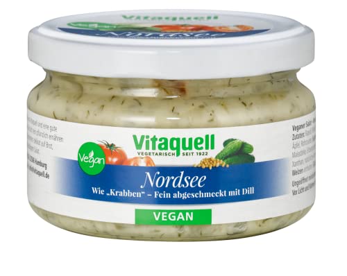 Vitaquell Nordsee-Salat Veganer Salatgenuss – wie „Krabbensalat“, 180 g. von Vitaquell