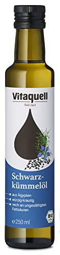 Vitaquell Bio Schwarzkümmel-Öl kaltgepresst, nativ 250 ml Vitaquell Bio Schwarzkümmel-Öl kaltgepresst, nativ 250 ml von Vitaquell