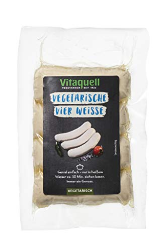 Vitaquell Vegetarische Vier Weiße, 4 x 60 g Weißwurst nach Hamburger Art Vitaquell Vegetarische Vier Weiße, 4 x 60 g Weißwurst nach Hamburger Art von Vitaquell
