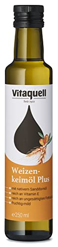 Vitaquell Weizenkeim-Öl mit Sanddorn 250 ml, reich an Vitamin E Vitaquell Weizenkeim-Öl mit Sanddorn 250 ml, reich an Vitamin E von Vitaquell