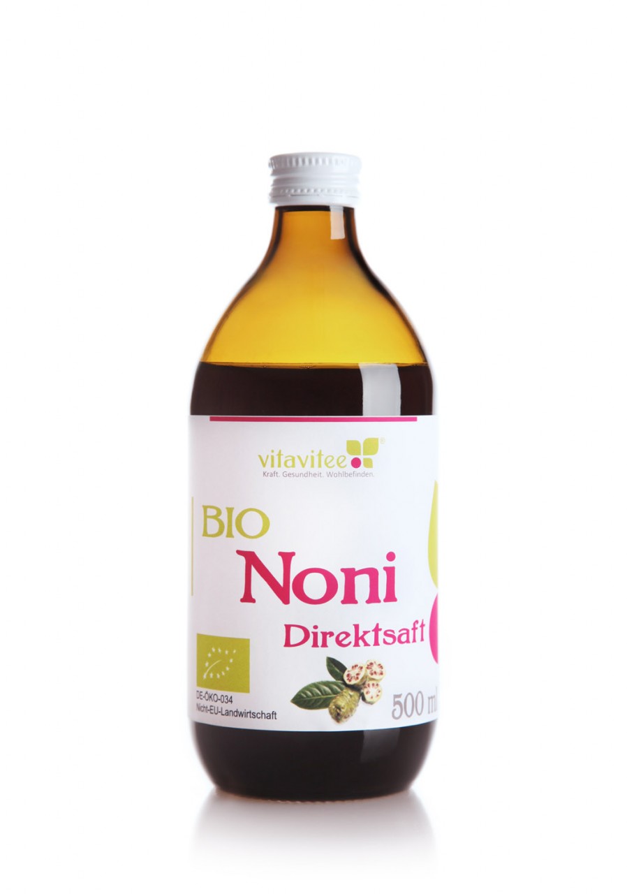 Bio Noni Direktsaft 0,5 Liter - Wohlbefinden und Frische von Vitavitee