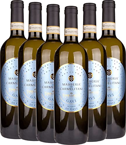 Masseria Dei Carmelitani Gavi di Gavi DOCG Vite Colte Weißwein 6 x 0,75l VINELLO - 6 x Weinpaket inkl. kostenlosem VINELLO.weinausgießer Masseria Dei Carmelitani Gavi di Gavi DOCG Vite Colte Weißwein 6 x 0,75l VINELLO - 6 x Weinpaket inkl. kostenlosem VINELLO.weinausgießer von Vite Colte