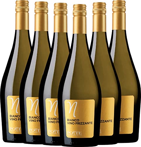 Bianco Frizzante von Ponte - Perlwein 6 x 0,75l VINELLO - 6er - Weinpaket inkl. kostenlosem VINELLO.weinausgießer Bianco Frizzante von Ponte - Perlwein 6 x 0,75l VINELLO - 6er - Weinpaket inkl. kostenlosem VINELLO.weinausgießer von Viticoltori Ponte