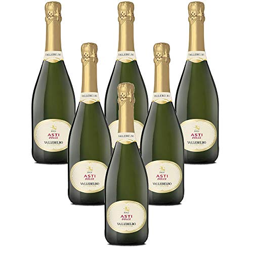 Italienischer Sekt Asti Dolce Viticultori Vallebelbo Spumante dolce (6 flaschen 75 cl.) von Viticultori Vallebelbo Spumante dolce