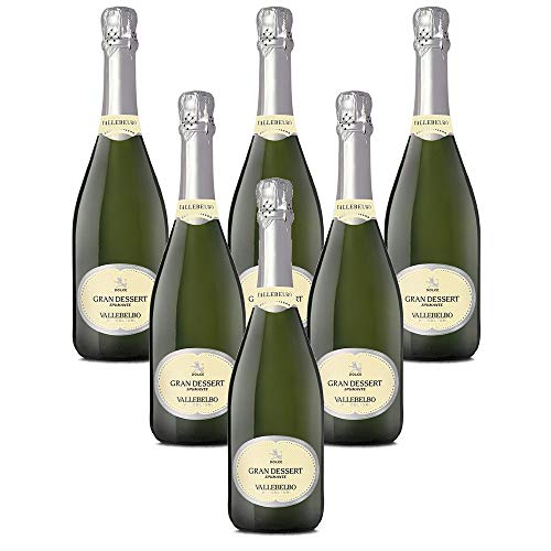 Italienischer Sekt Gran Dessert Viticultori Vallebelbo Spumante dolce (6 flaschen 75 cl.) von Viticultori Vallebelbo Spumante dolce