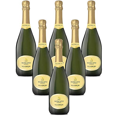 Italienischer Sekt Moscato Spumante Viticultori Vallebelbo Spumante dolce (6 flaschen 75 cl.) von Viticultori Vallebelbo Spumante dolce