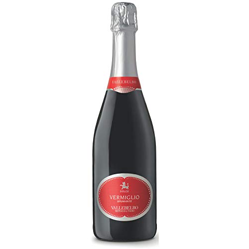 Italienischer Sekt Vermiglio rosso Viticultori Vallebelbo Spumante dolce (1 flasche 75 cl.) von Viticultori Vallebelbo Spumante dolce